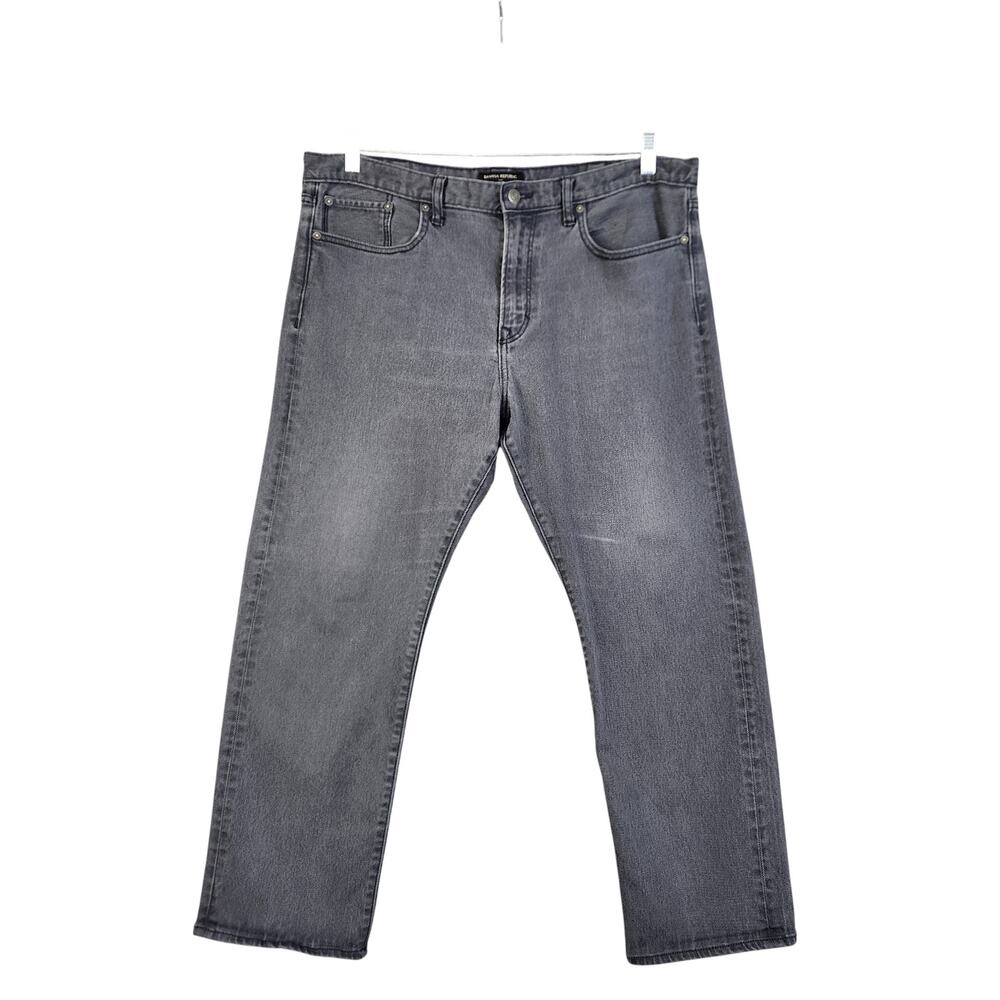 Banana Republic Mens Premium‎ Performance Stretch Jean Size 38X30 Flint Grey